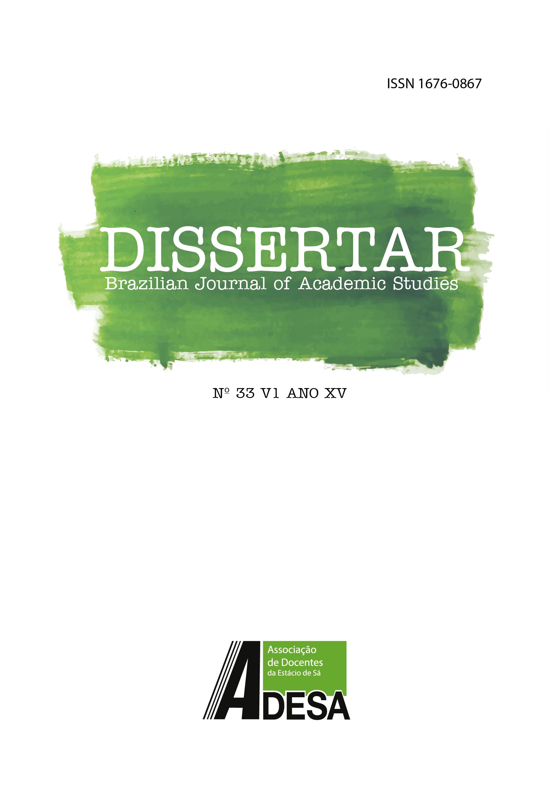 					Visualizar v. 1 n. 33 (2019): Revista Dissertar
				