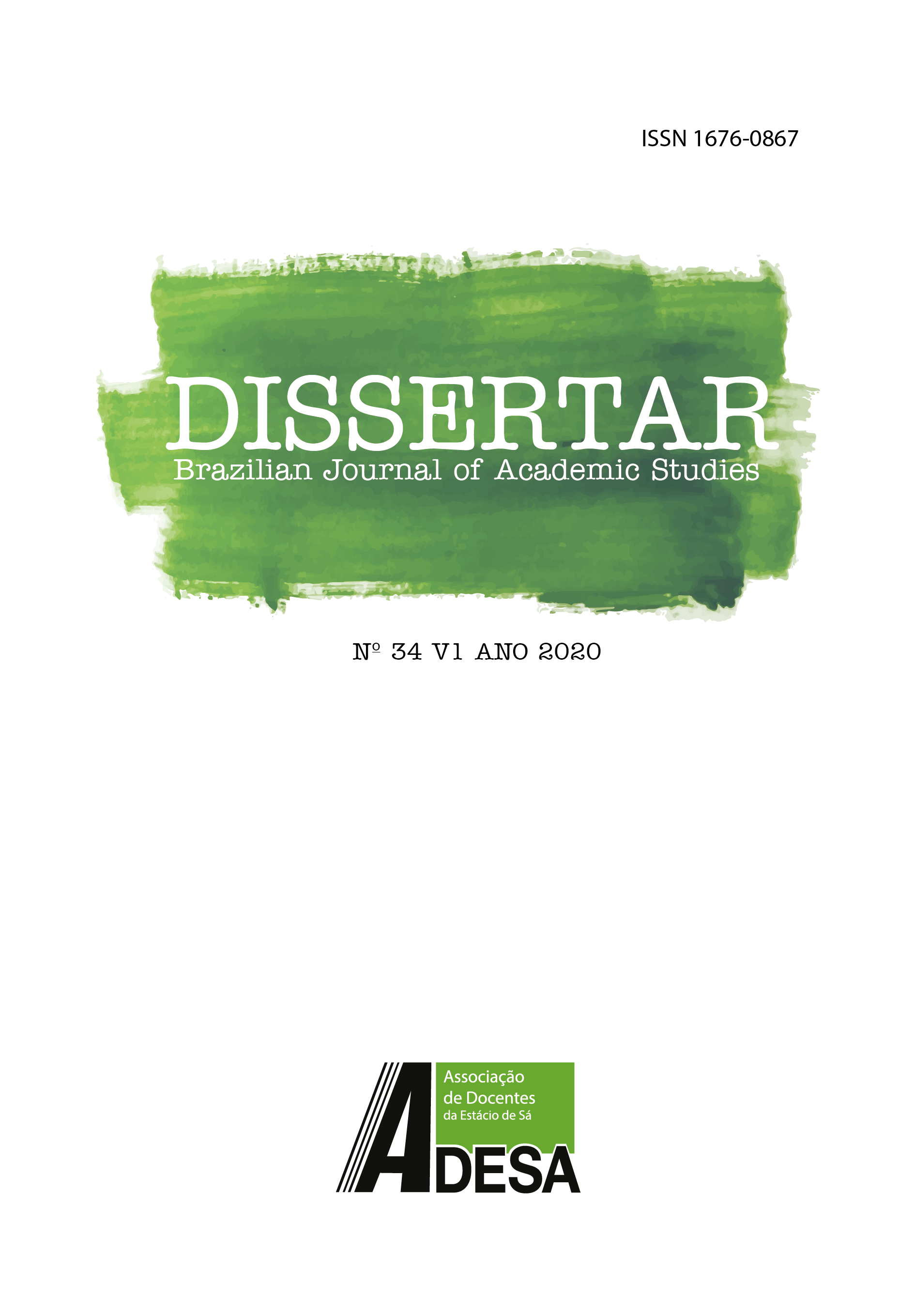 					Visualizar v. 1 n. 34 (2020): Revista Dissertar
				